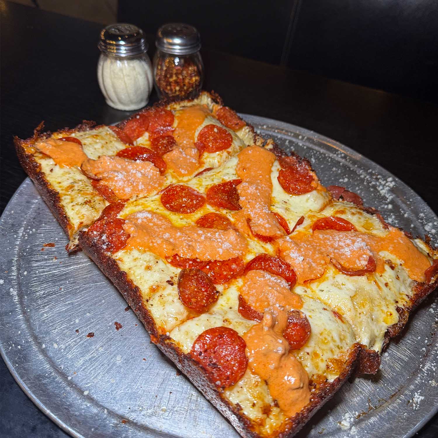 Detroit Style Pizza